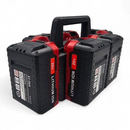 6-Slot Battery Caddy Holder Organizer Compatible with Porter Cable 20V4