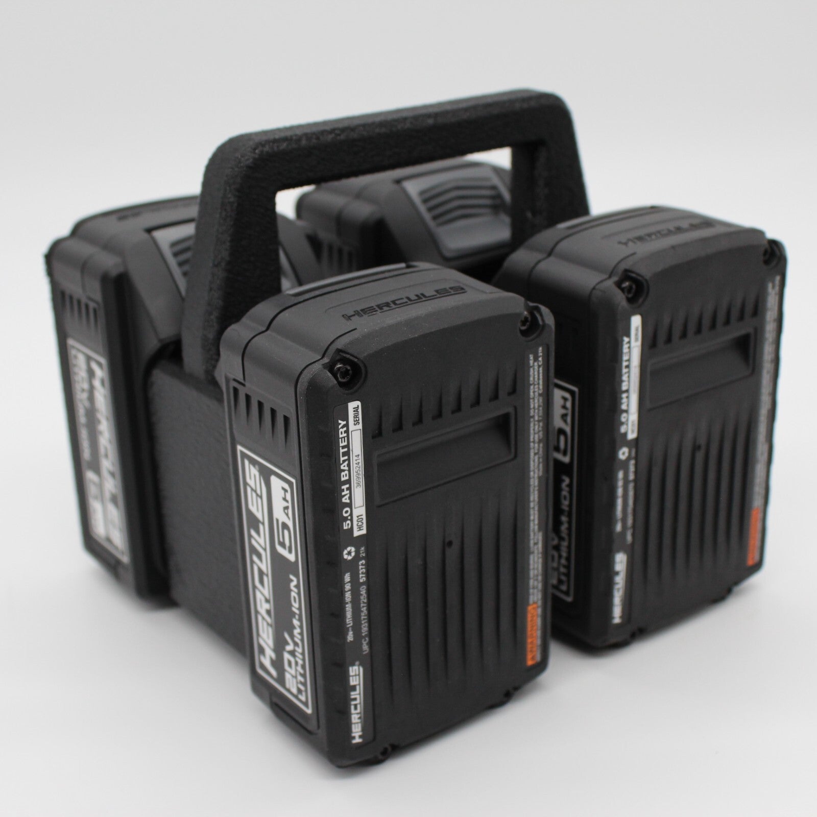 Hercules 20V  4 Slot Battery Caddy Carrying Case Battery Holder2