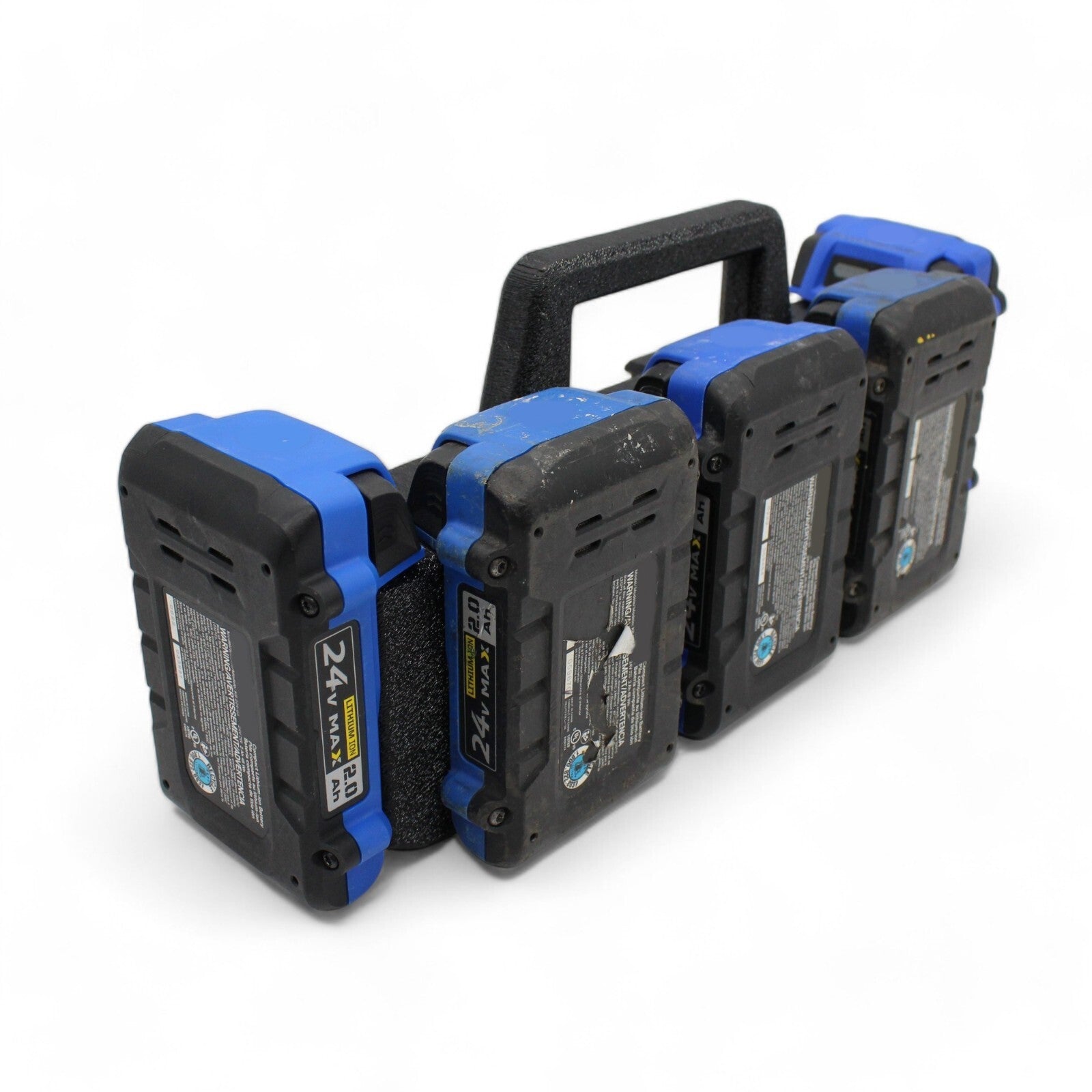 8-Slot Battery Caddy for Kobalt 24V Max Batteries Secure and Portable Holder2