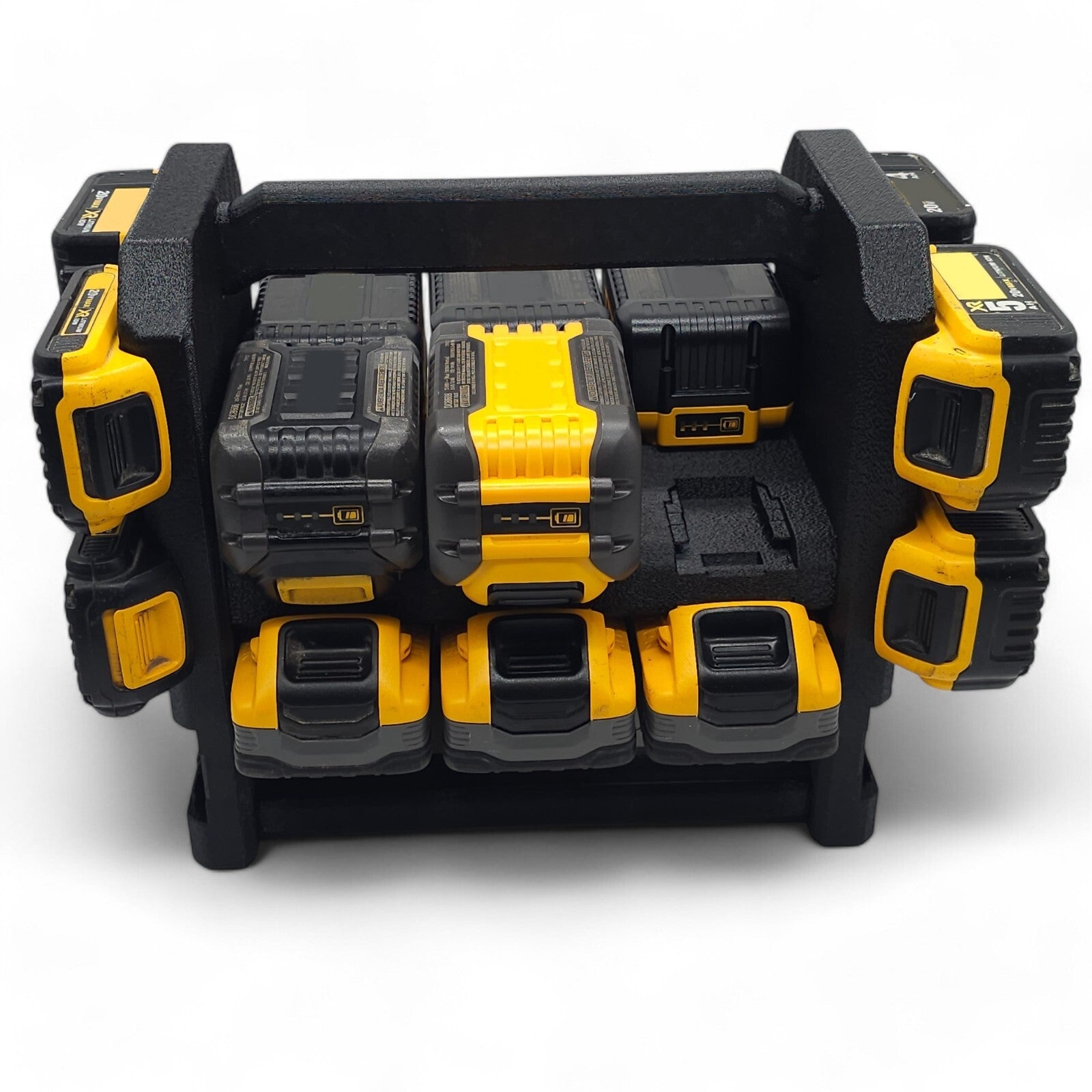 24 Slot  Battery Caddy Holder Compatible With Dewalt 20V XR FlexVolt  PowerStack3