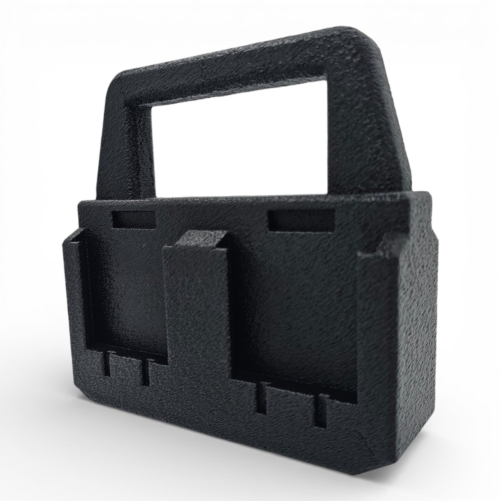 4-Slot Battery Caddy Holder Organizer Compatible with Hyper Tough HT 20V5