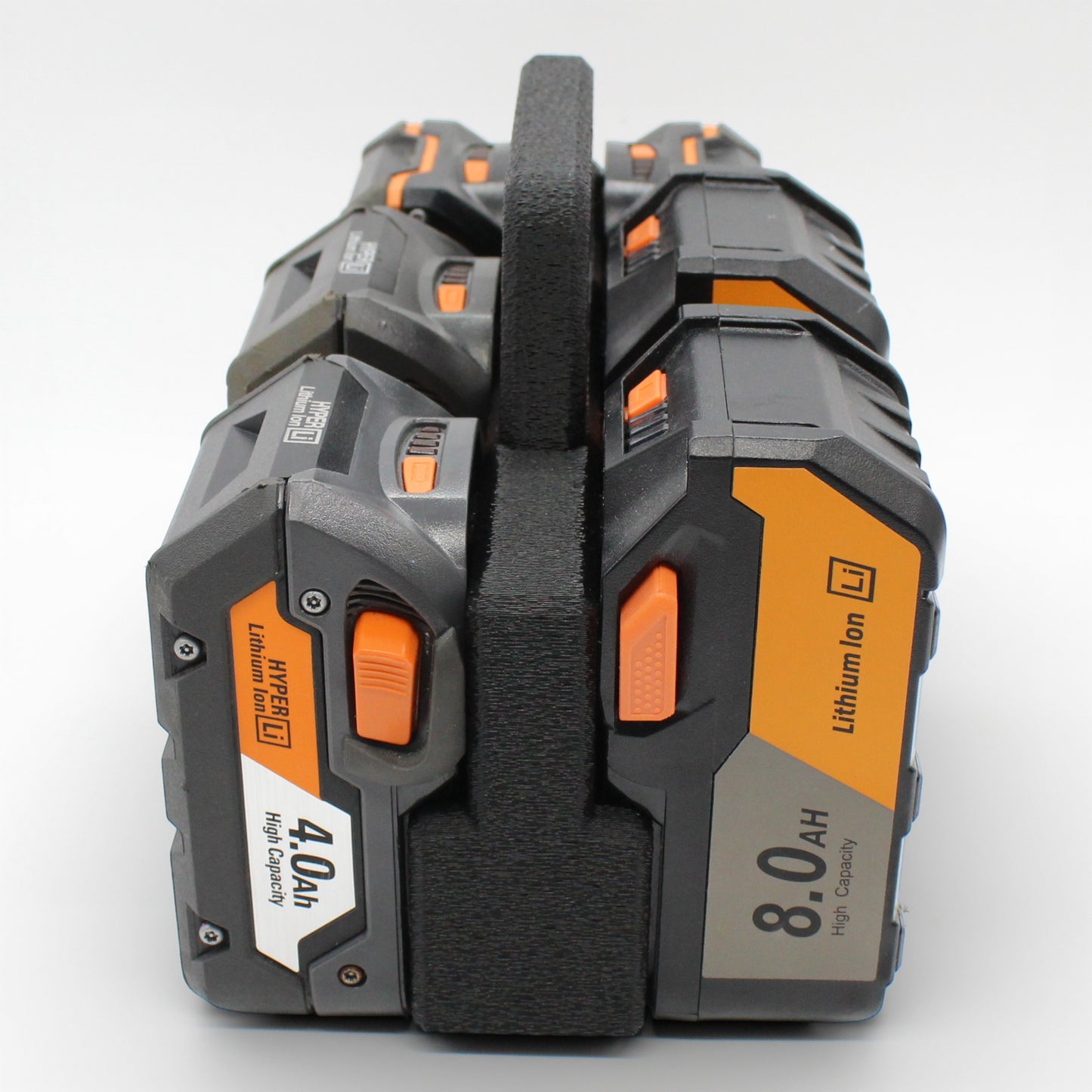 6-Slot Battery Caddy Holder Compatible with RIDGID 18V Batteries