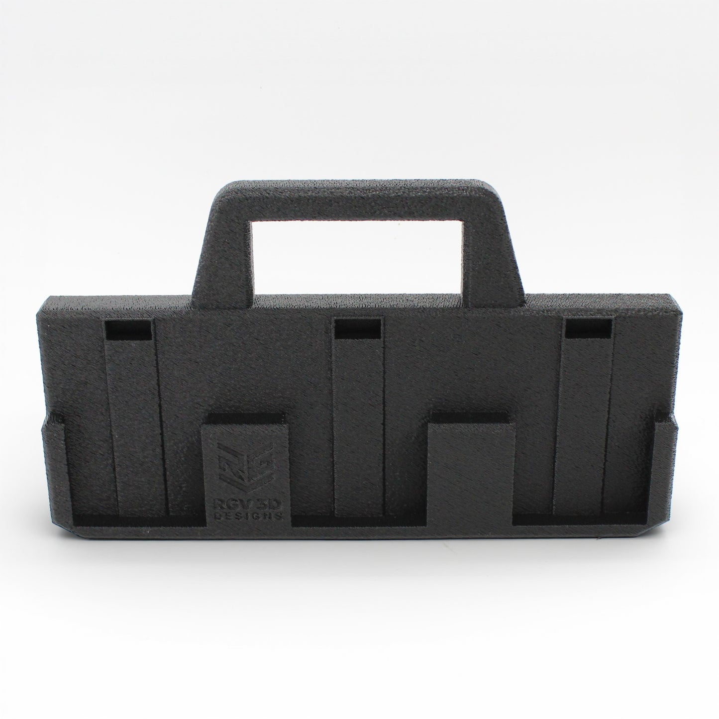 6-Slot Battery Caddy Holder Compatible with RIDGID 18V Batteries