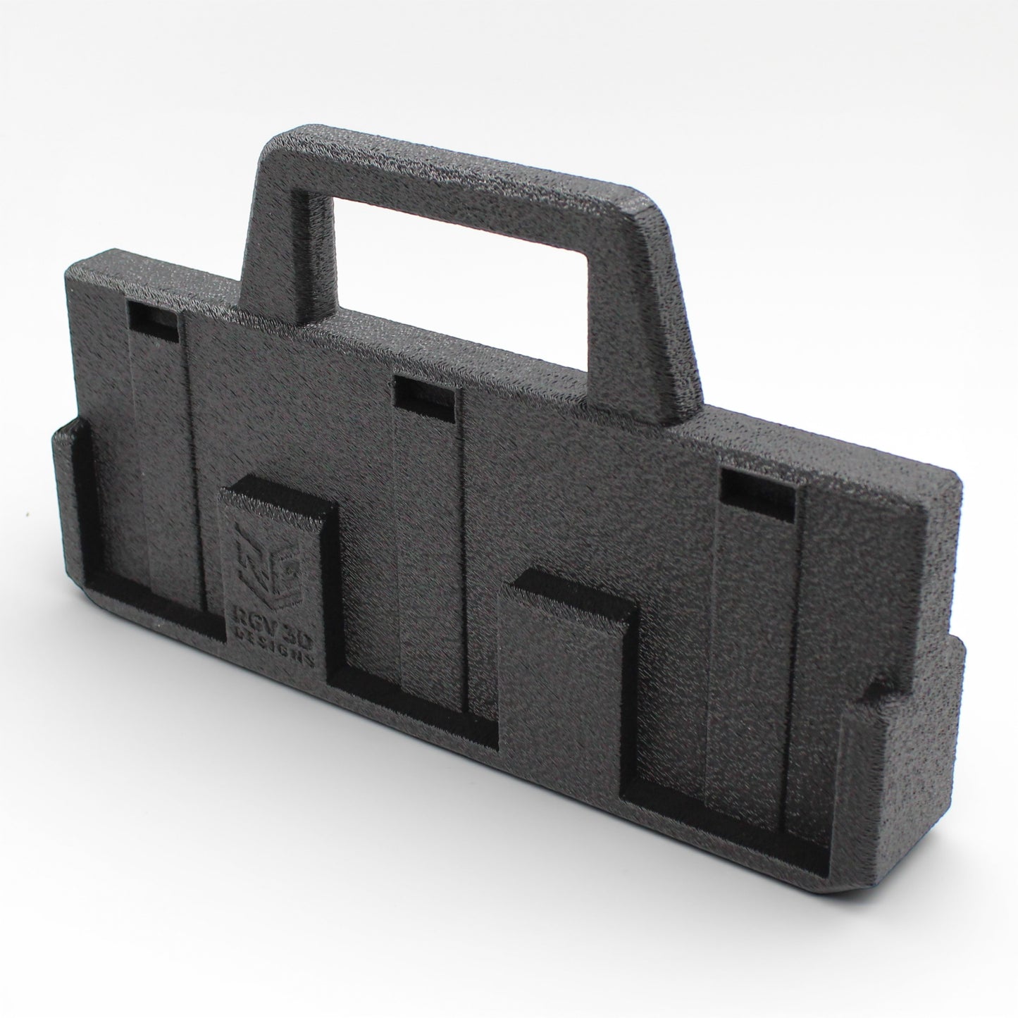 6-Slot Battery Caddy Holder Compatible with RIDGID 18V Batteries