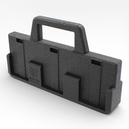 6-Slot Battery Caddy Holder Compatible with RIDGID 18V Batteries