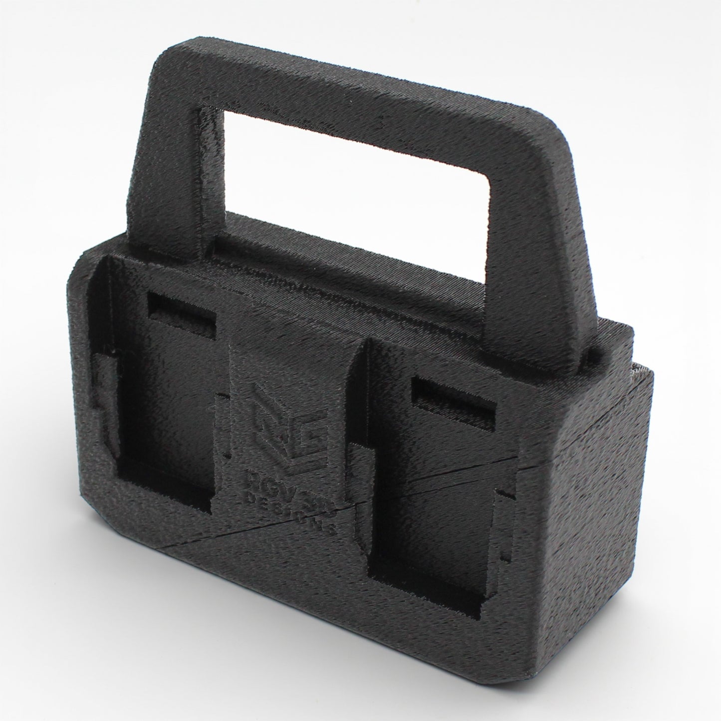 4 Slot Battery Caddy Carrying Holder Compatible w DeWalt 20V 60V & Makita 18V