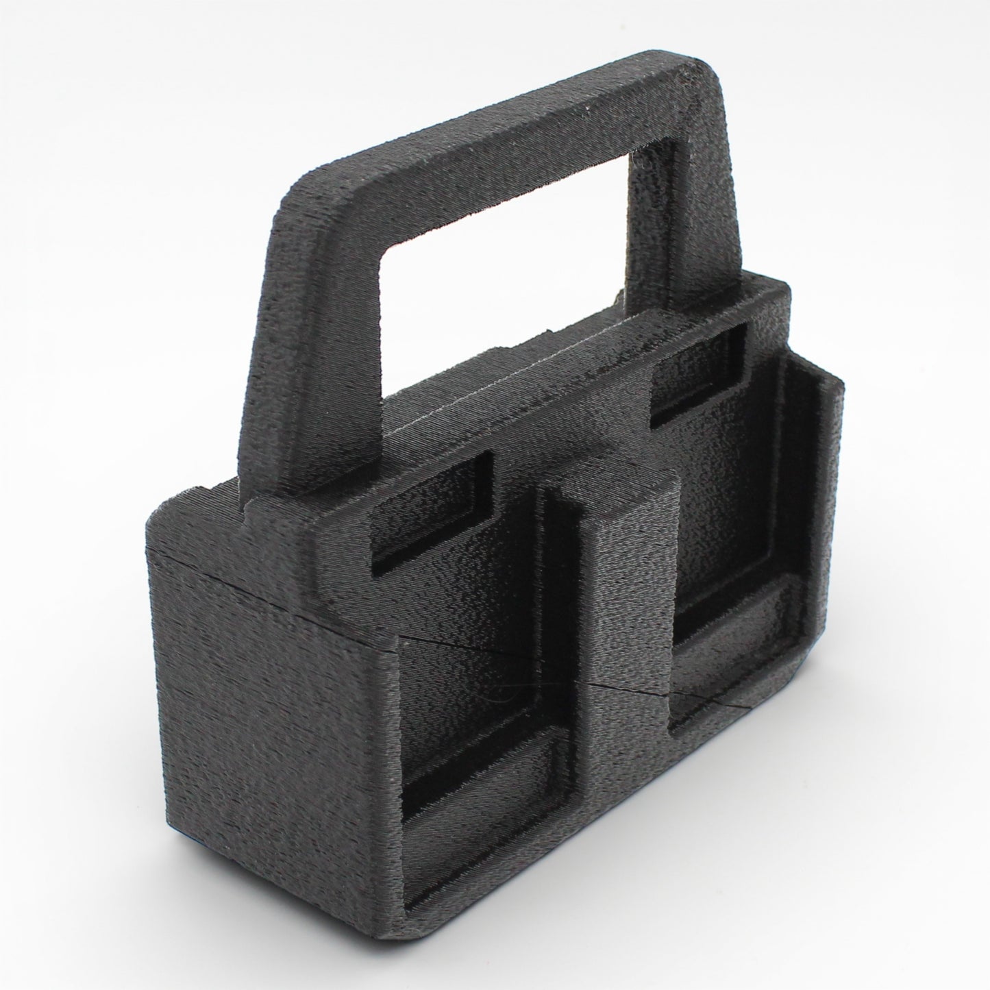 4 Slot Battery Caddy Carrying Holder Compatible w DeWalt 20V 60V & Makita 18V