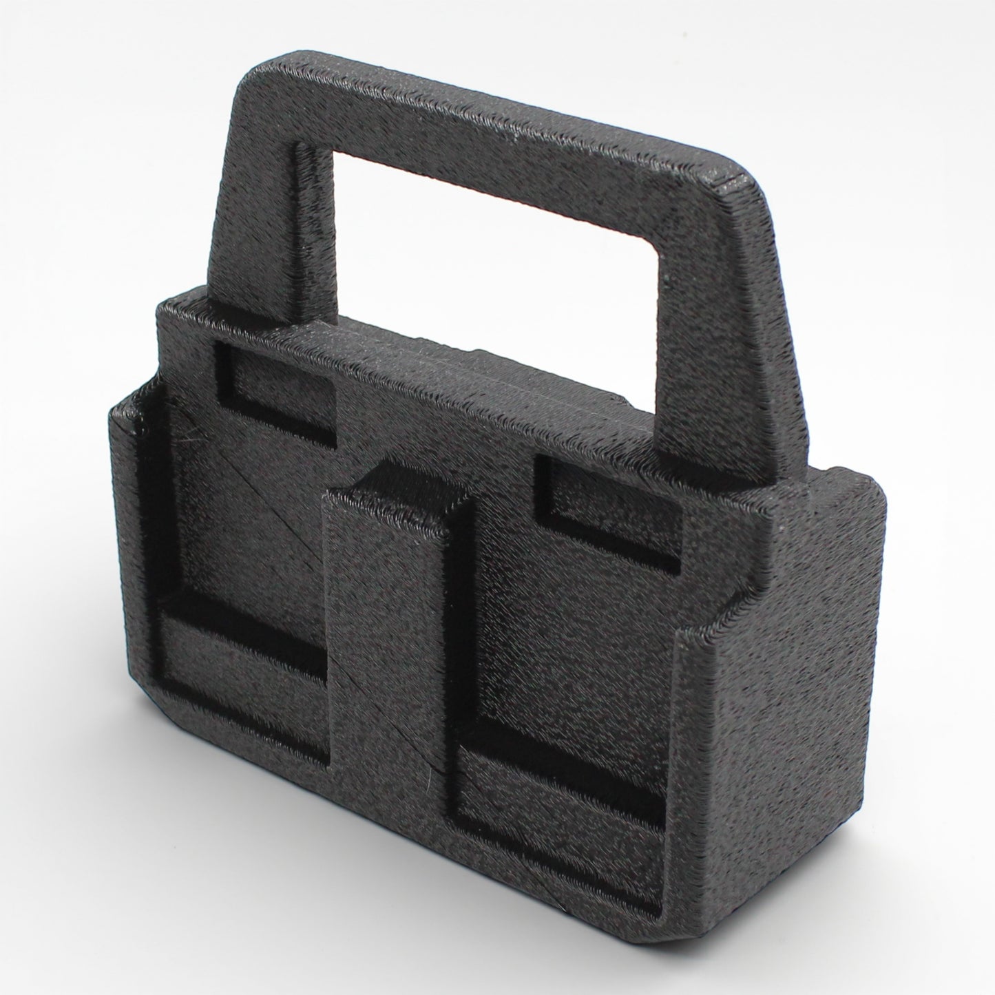 4 Slot Battery Caddy Carrying Holder Compatible w DeWalt 20V 60V & Makita 18V