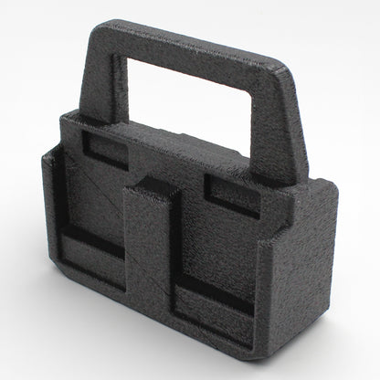 4 Slot Battery Caddy Carrying Holder Compatible w DeWalt 20V 60V & Makita 18V