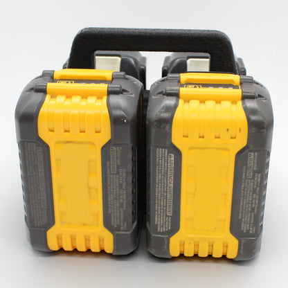 4 Slot Battery Caddy Carrying Holder Compatible w DeWalt 20V 60V & Makita 18V