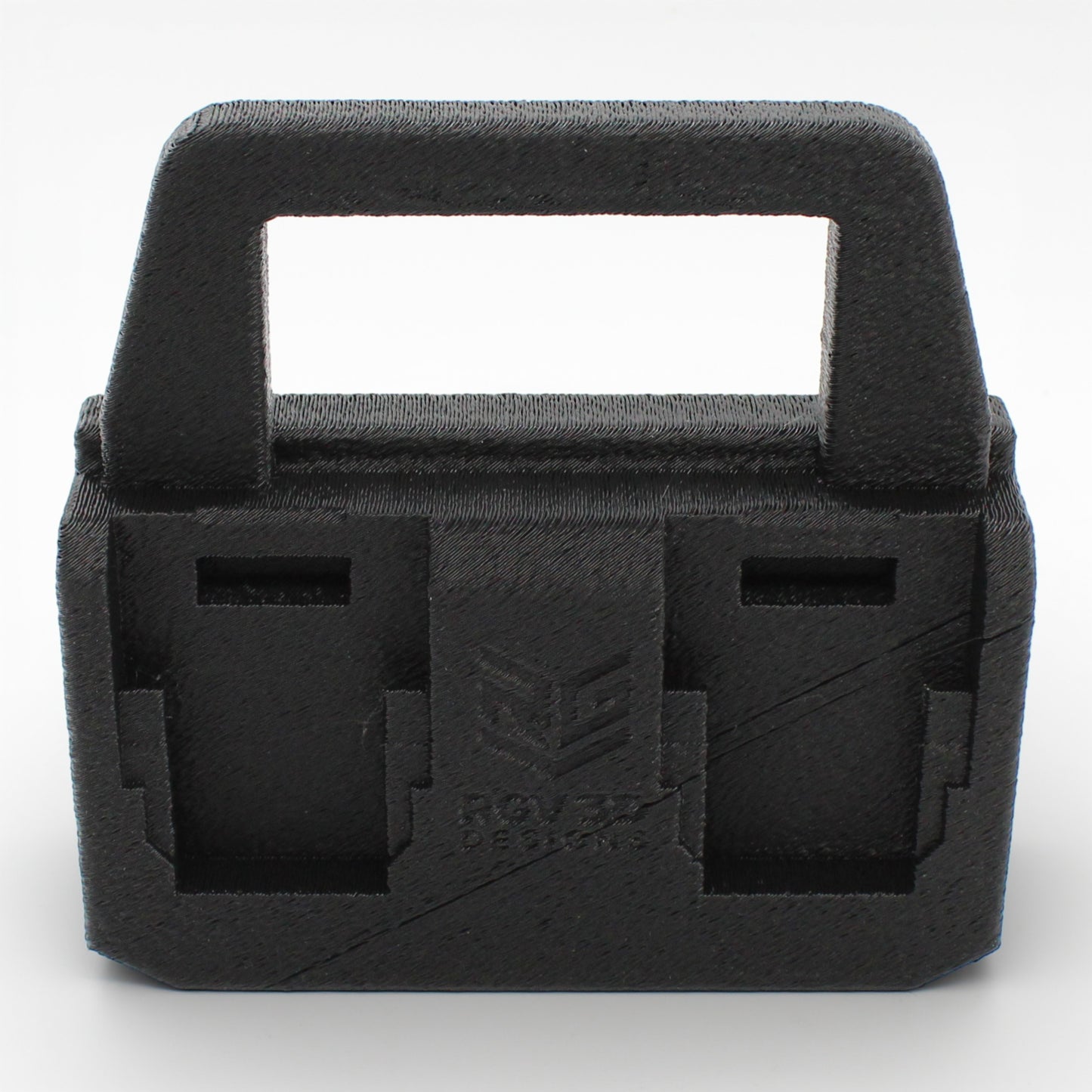 4 Slot Battery Caddy Carrying Holder Compatible w DeWalt 20V 60V & Makita 18V