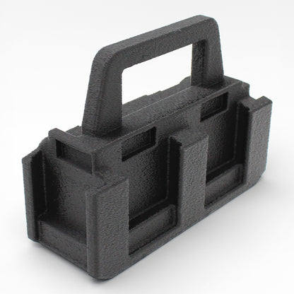 6 Slot Battery Caddy Carrying Holder Compatible w DeWalt 20V 60V & Makita 18V