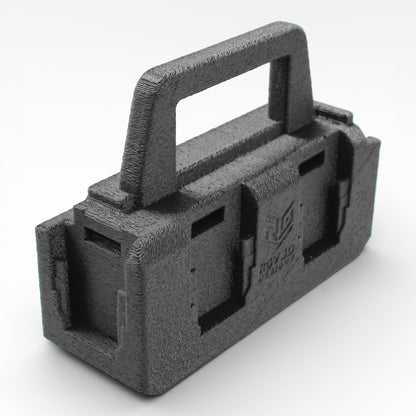 6 Slot Battery Caddy Carrying Holder Compatible w DeWalt 20V 60V & Makita 18V