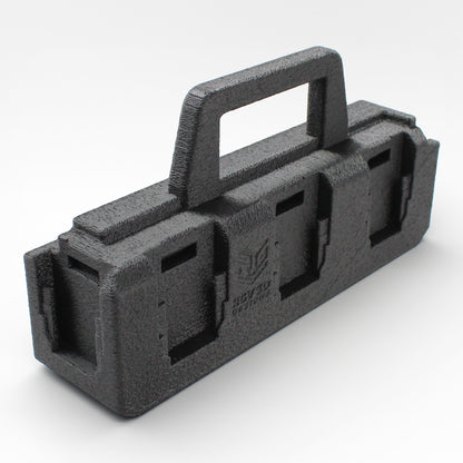 8 Slot Battery Caddy Carrying Holder Compatible w DeWalt 20V 60V & Makita 18V