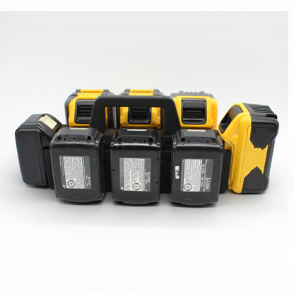 8 Slot Battery Caddy Carrying Holder Compatible w DeWalt 20V 60V & Makita 18V