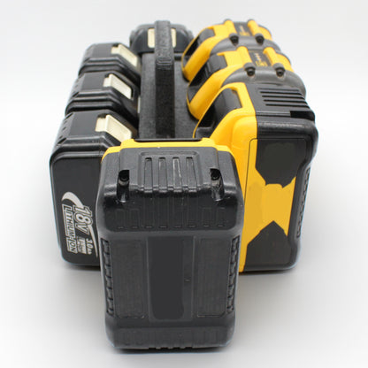 8 Slot Battery Caddy Carrying Holder Compatible w DeWalt 20V 60V & Makita 18V