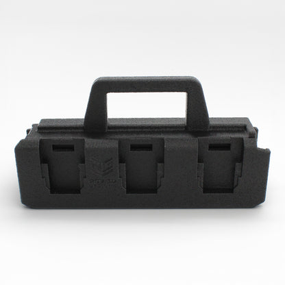 8 Slot Battery Caddy Carrying Holder Compatible w DeWalt 20V 60V & Makita 18V