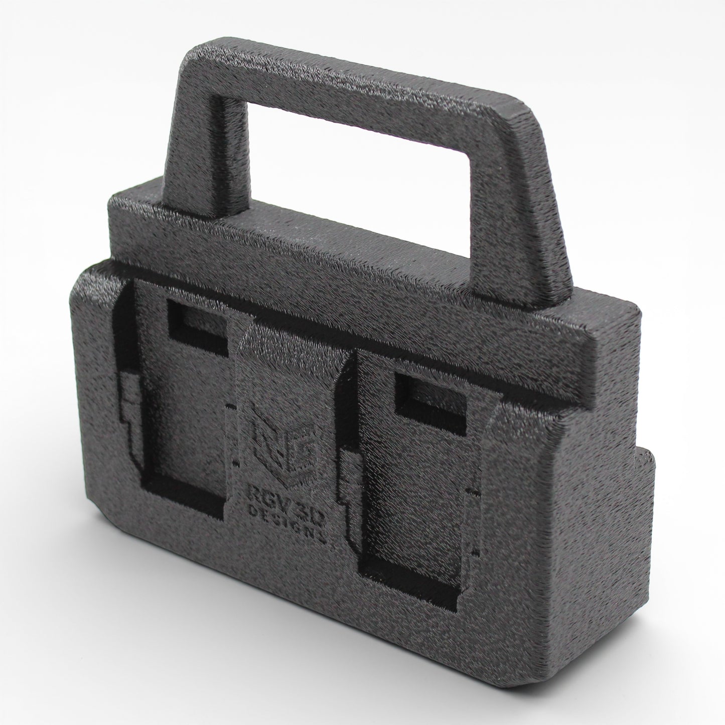 4 Slot Battery Caddy Carrying Holder Compatible w DeWalt 20V 60V & RIDGID 18V