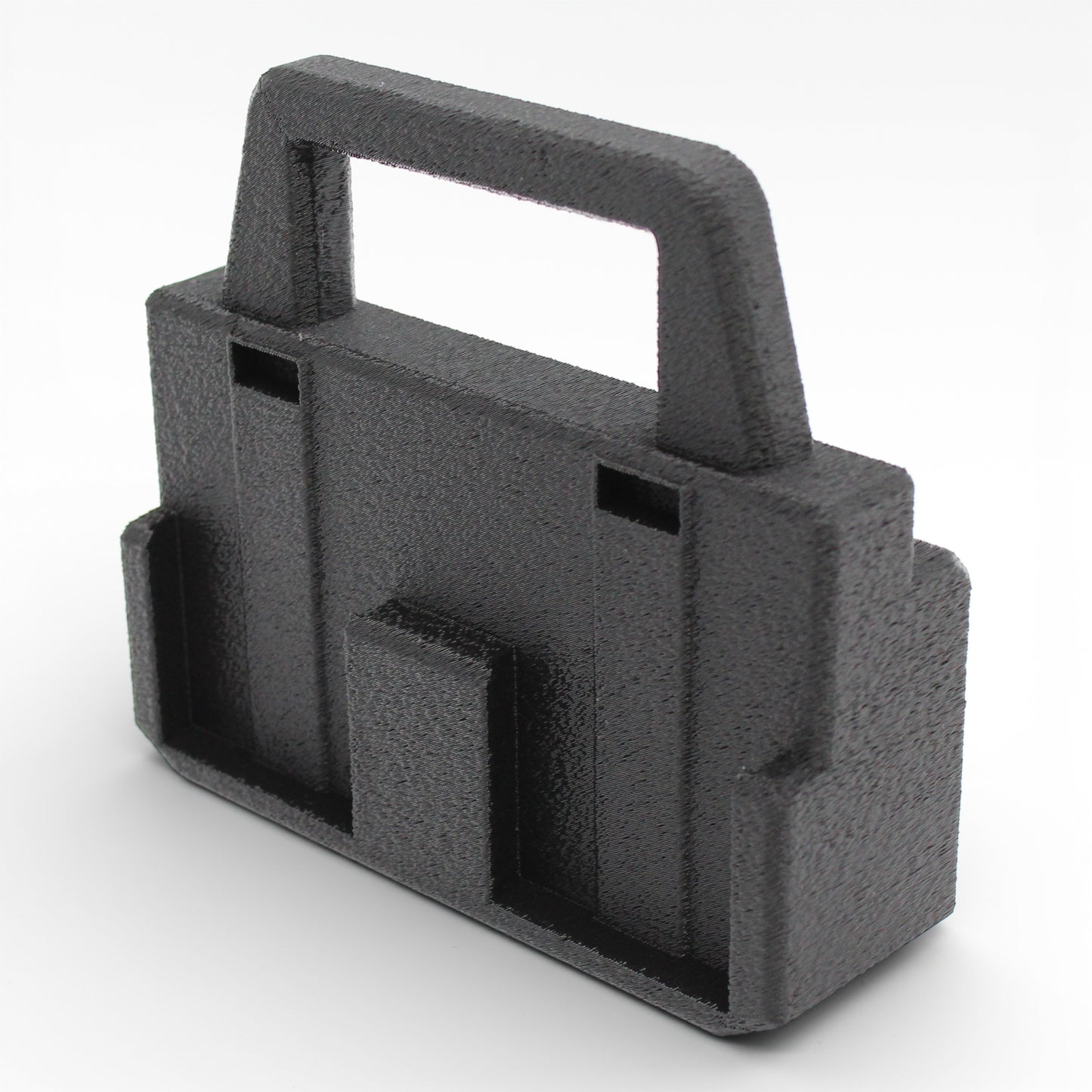 4 Slot Battery Caddy Carrying Holder Compatible w DeWalt 20V 60V & RIDGID 18V