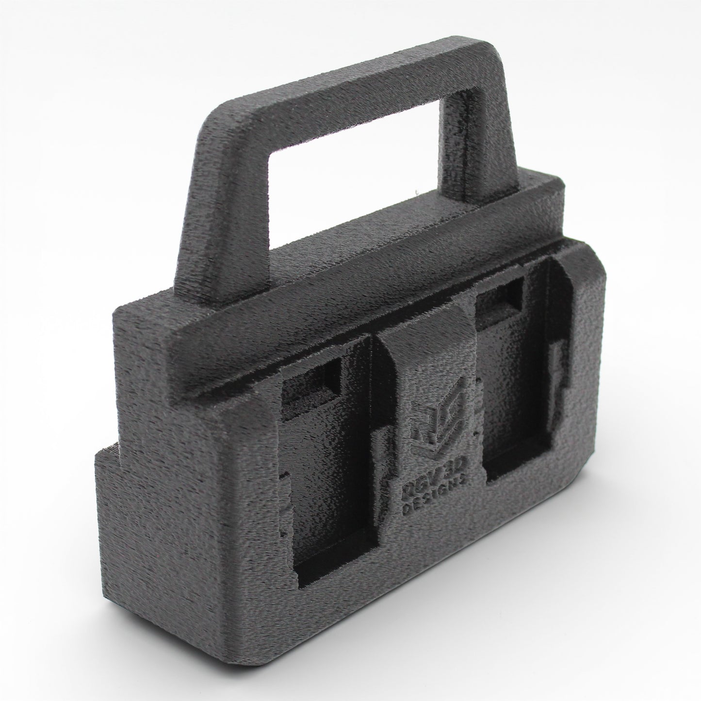 4 Slot Battery Caddy Carrying Holder Compatible w DeWalt 20V 60V & RIDGID 18V