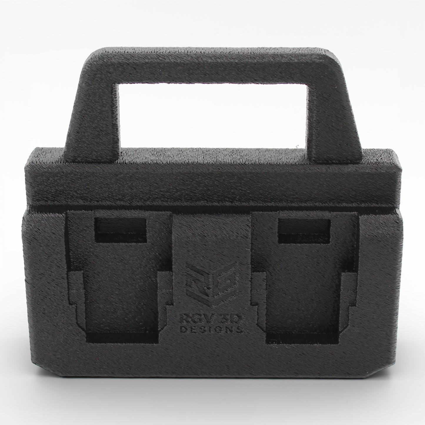 4 Slot Battery Caddy Carrying Holder Compatible w DeWalt 20V 60V & RIDGID 18V