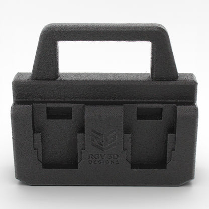 4 Slot Battery Caddy Carrying Holder Compatible w DeWalt 20V 60V & RIDGID 18V