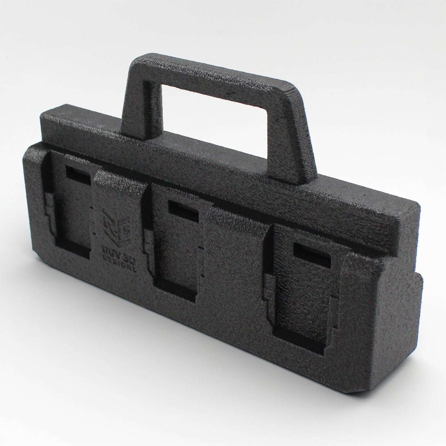 6 Slot Battery Caddy Carrying Holder Compatible w DeWalt 20V 60V & RIDGID 18V