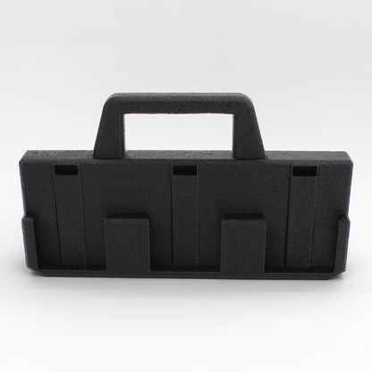 6 Slot Battery Caddy Carrying Holder Compatible w DeWalt 20V 60V & RIDGID 18V