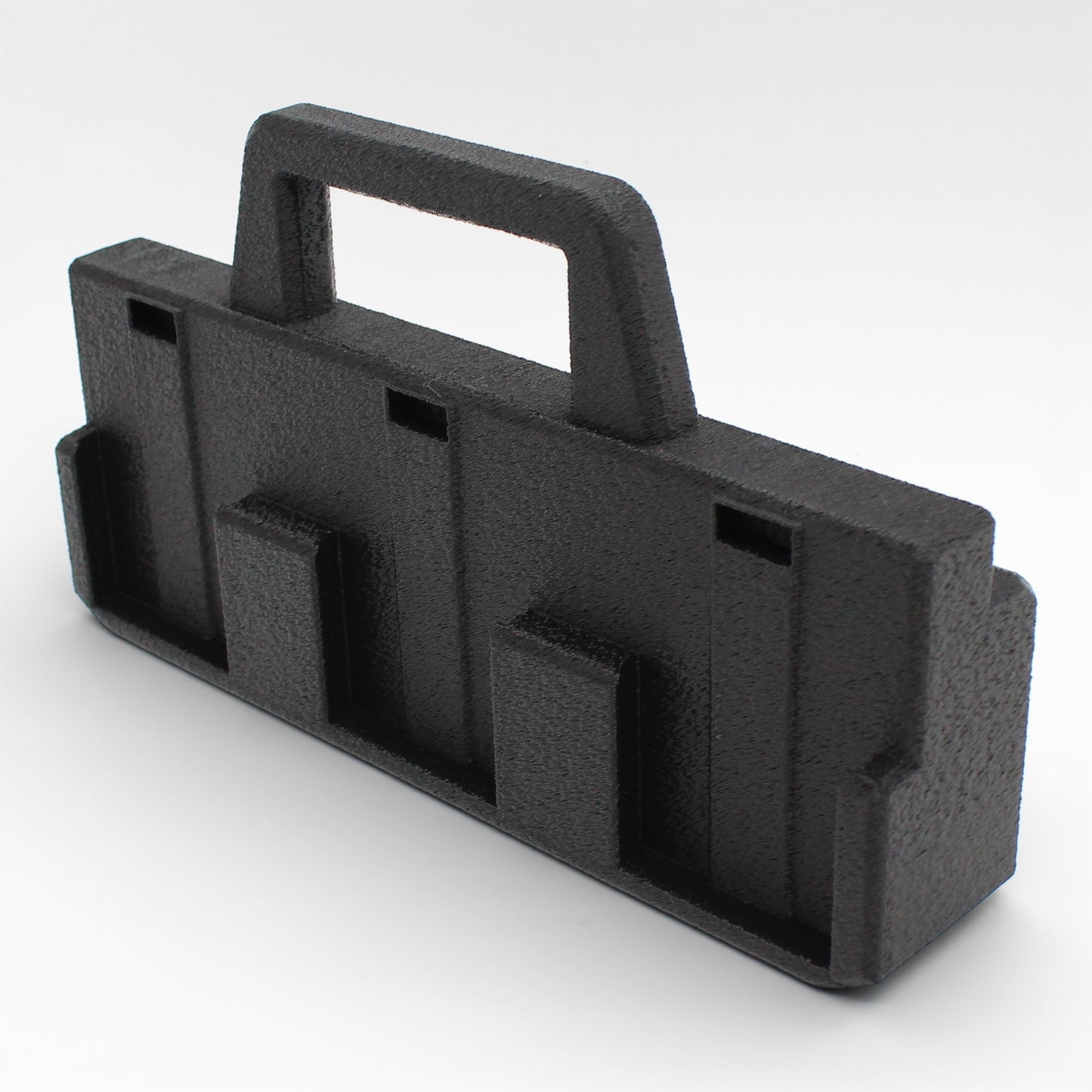 6 Slot Battery Caddy Carrying Holder Compatible w DeWalt 20V 60V & RIDGID 18V