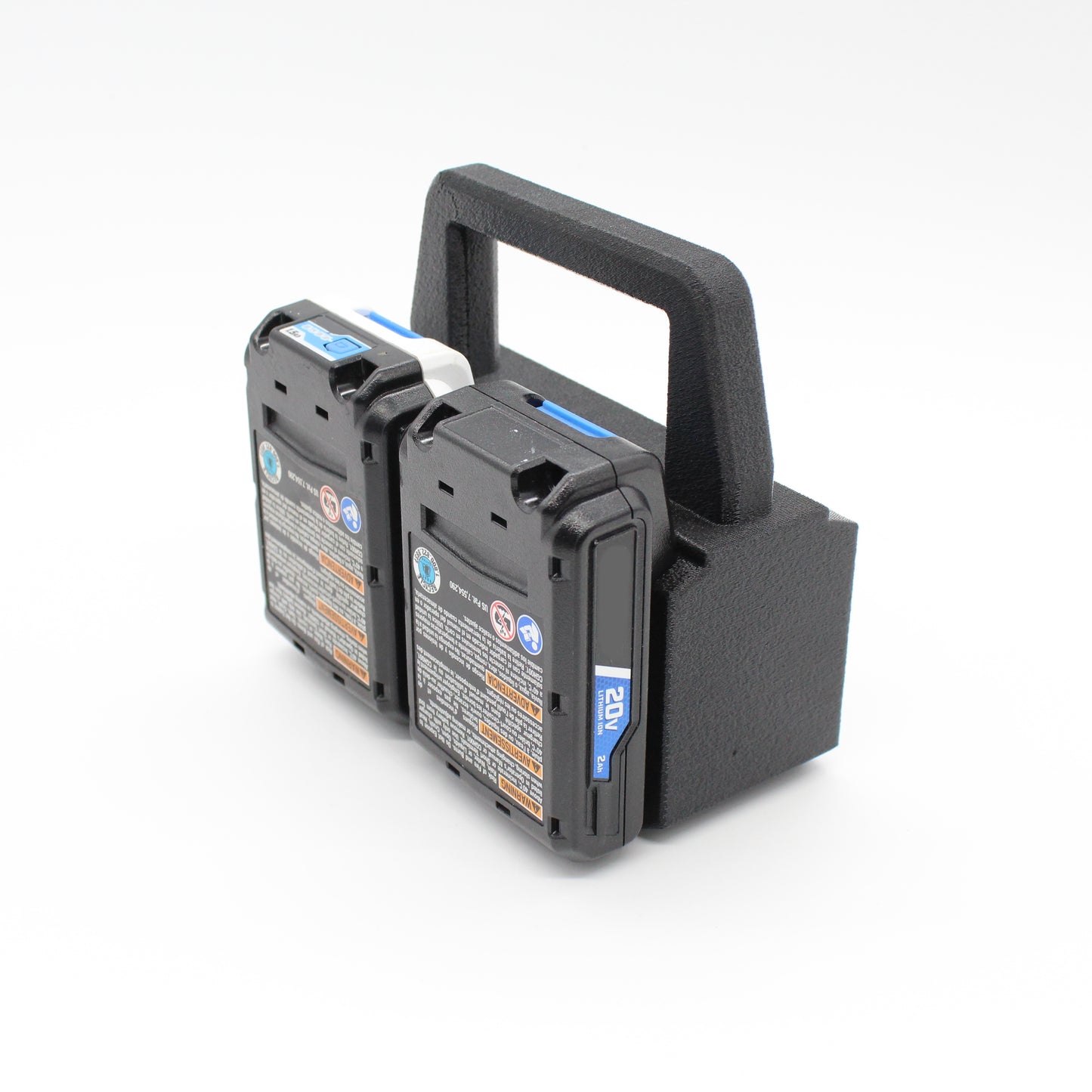 4 Slot Battery Caddy Carrying Holder Compatible w HART 20V Batteries