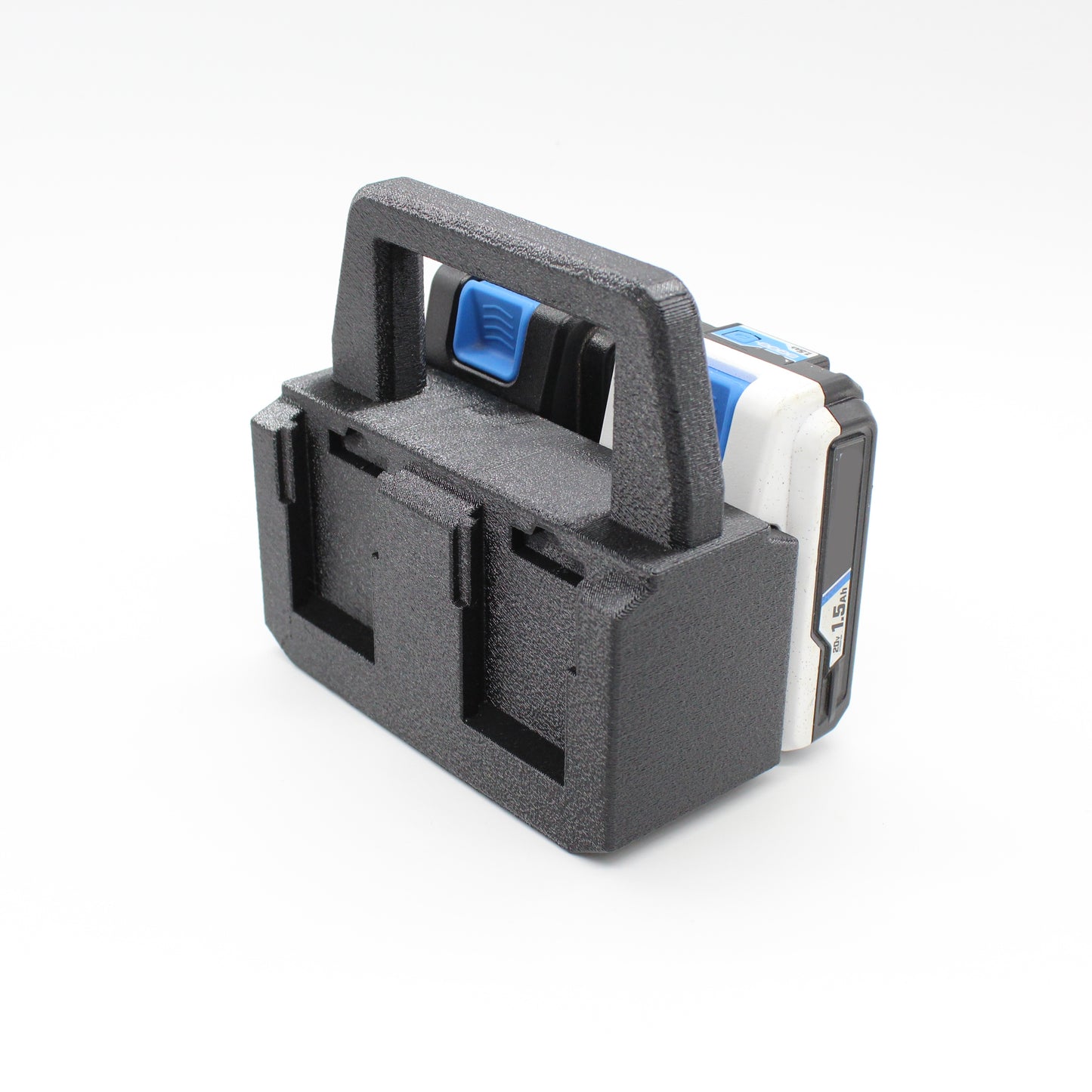 4 Slot Battery Caddy Carrying Holder Compatible w HART 20V Batteries