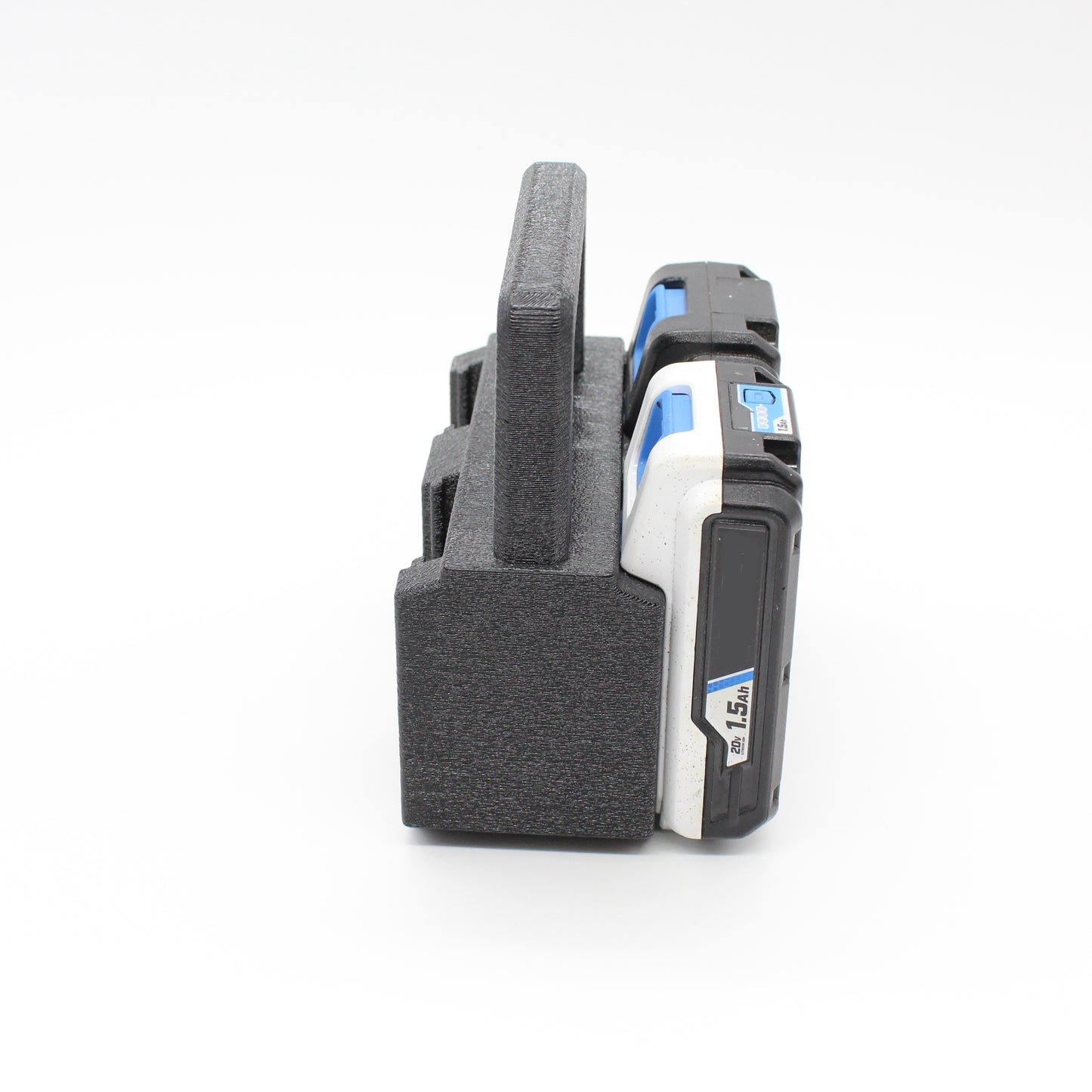 4 Slot Battery Caddy Carrying Holder Compatible w HART 20V Batteries