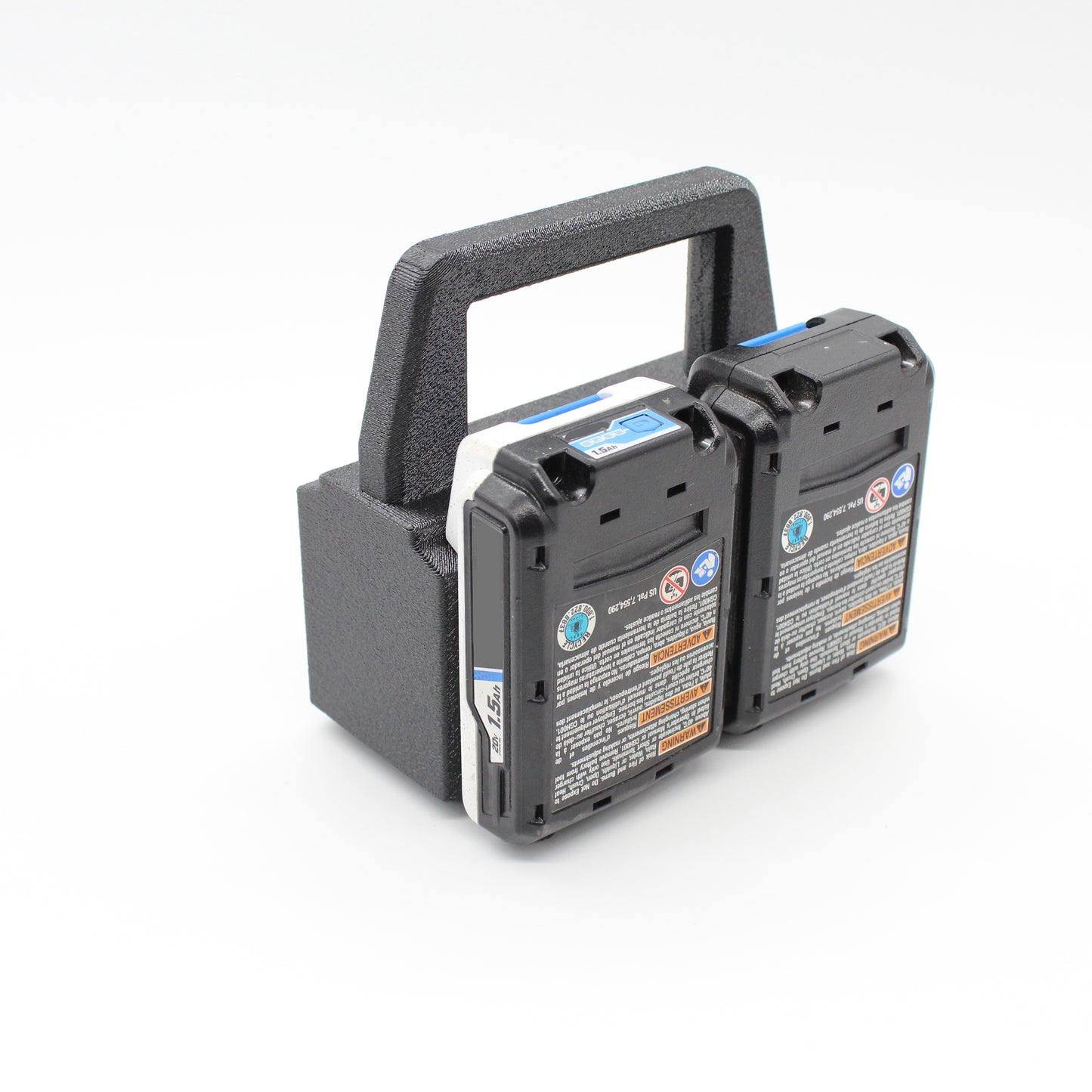 4 Slot Battery Caddy Carrying Holder Compatible w HART 20V Batteries