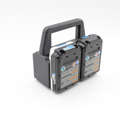 4 Slot Battery Caddy Carrying Holder Compatible w HART 20V Batteries