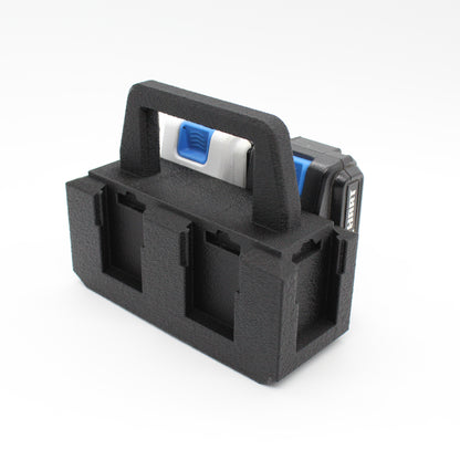 Hart 20 volt 6 Slot Battery Caddy Carrying Case Battery Holder