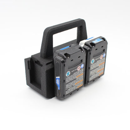 Hart 20 volt 6 Slot Battery Caddy Carrying Case Battery Holder