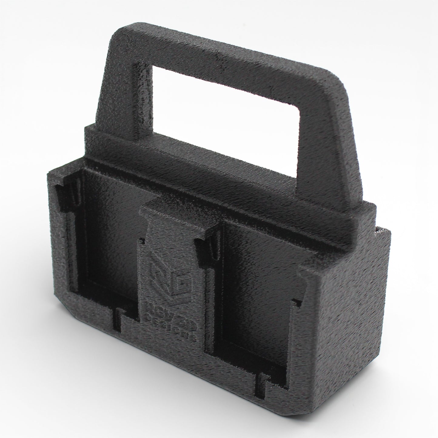 4 Slot Battery Caddy Carrying Holder Compatible w Milwaukee M18 & Makita 18V