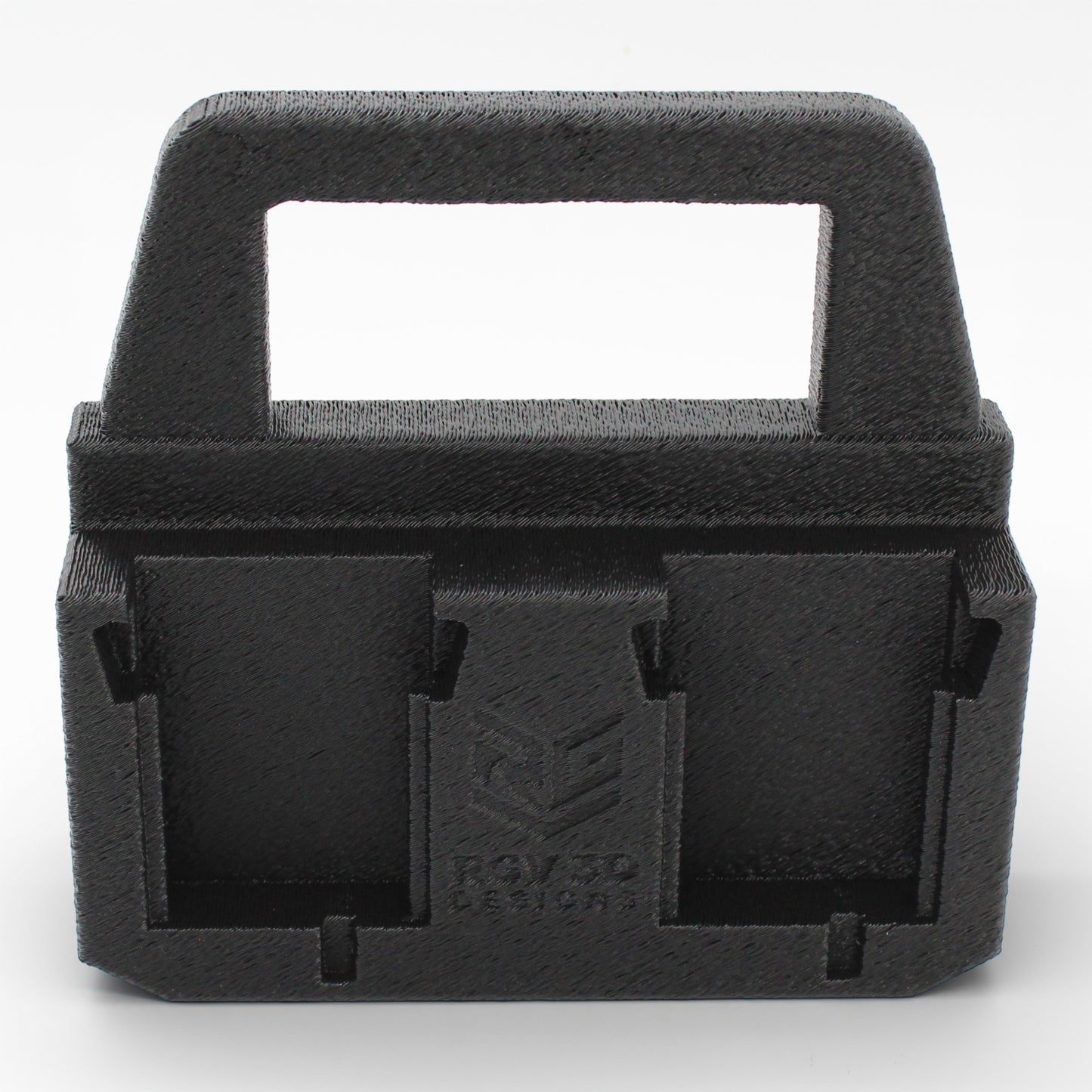 4 Slot Battery Caddy Carrying Holder Compatible w Milwaukee M18 & Makita 18V