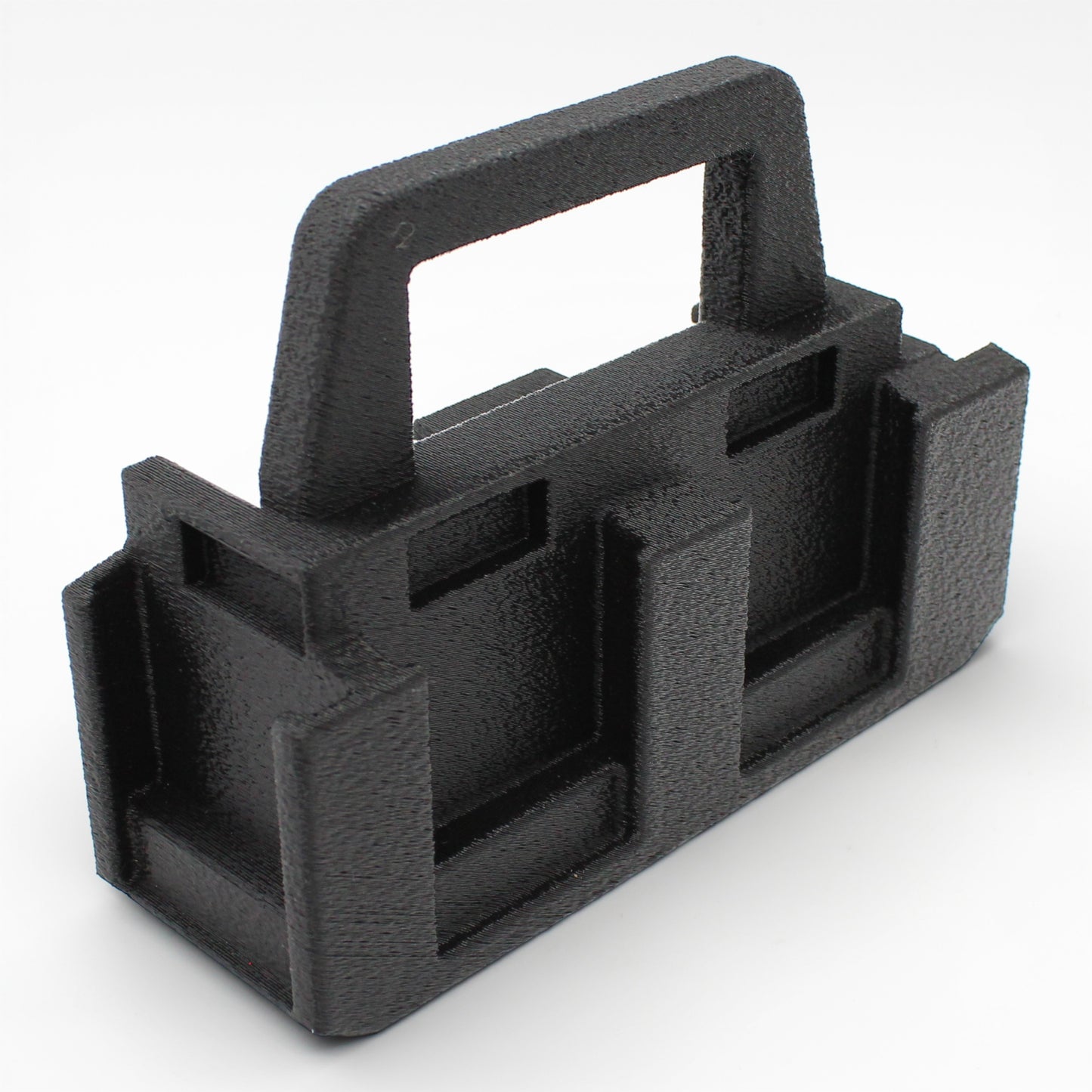 6 Slot Battery Caddy Carrying Holder Compatible w Milwaukee M18 & Makita 18V