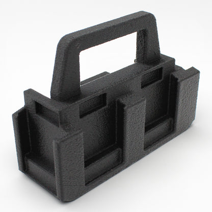 6 Slot Battery Caddy Carrying Holder Compatible w Milwaukee M18 & Makita 18V