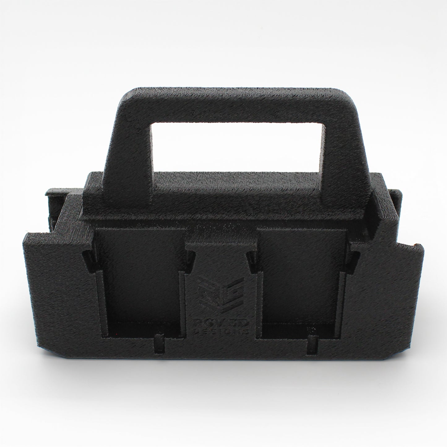 6 Slot Battery Caddy Carrying Holder Compatible w Milwaukee M18 & Makita 18V