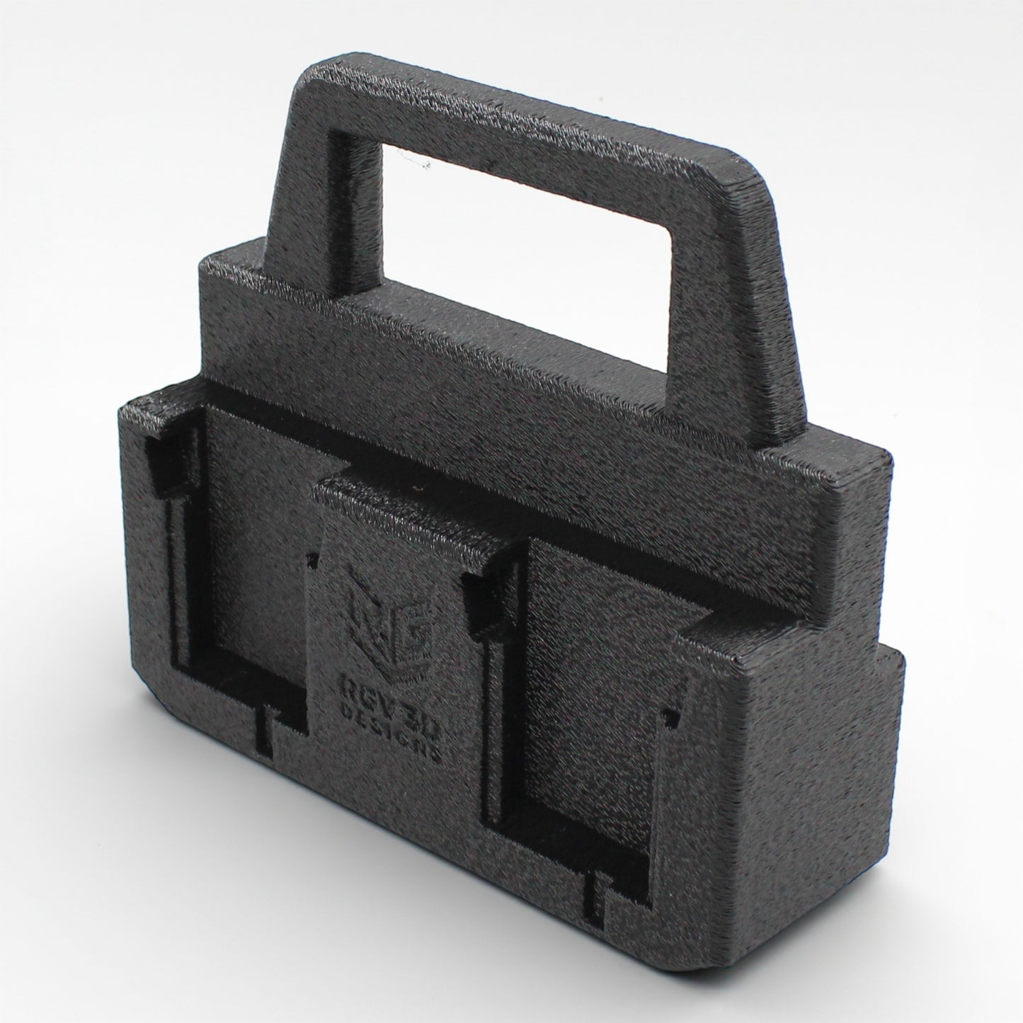 4 Slot Battery Caddy Carrying Holder Compatible w Milwaukee M18 & RIDGID 18V