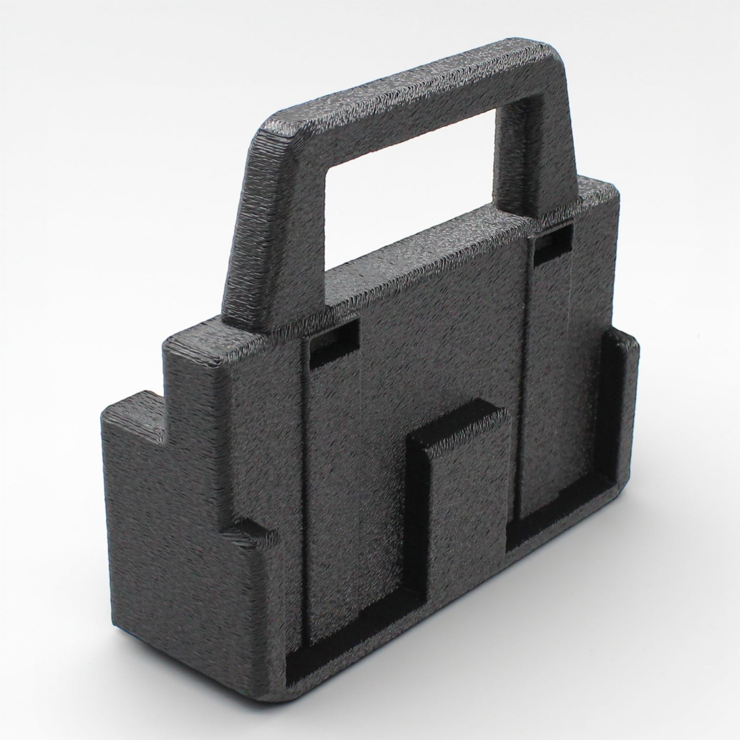 4 Slot Battery Caddy Carrying Holder Compatible w Milwaukee M18 & RIDGID 18V