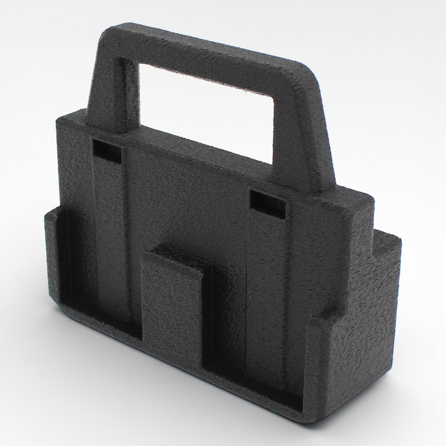 4 Slot Battery Caddy Carrying Holder Compatible w Milwaukee M18 & RIDGID 18V