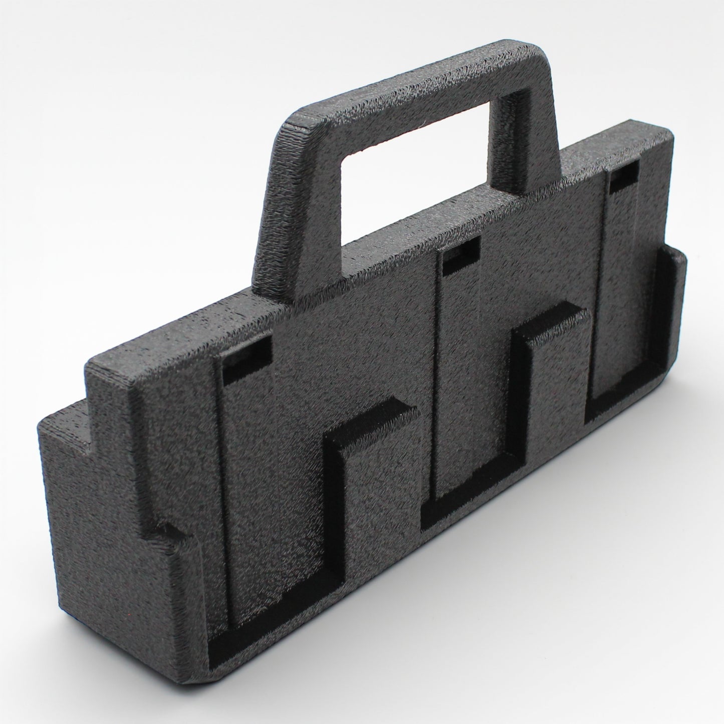 6 Slot Battery Caddy Carrying Holder Compatible w Milwaukee M18 & RIDGID 18V