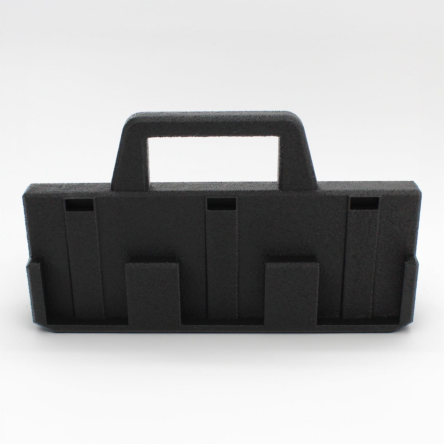 6 Slot Battery Caddy Carrying Holder Compatible w Milwaukee M18 & RIDGID 18V