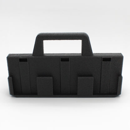 6 Slot Battery Caddy Carrying Holder Compatible w Milwaukee M18 & RIDGID 18V