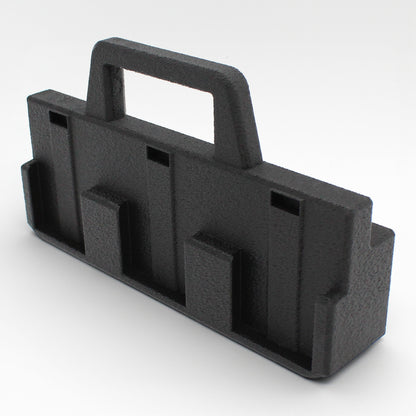 6 Slot Battery Caddy Carrying Holder Compatible w Milwaukee M18 & RIDGID 18V